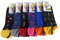 Lucchetti Socks Milano Fantasmini uomo cotone colorati fantasia filo di scozia pois disegni calzini corti alla caviglia made in Italy (Taglia 41-46, Set Costa Azzurra)