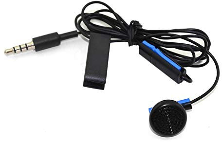 Manette de Rechange pour écouteurs de Jeu Sony pour PS4 Playstation 4 avec Micro avec Clip pour écouteurs