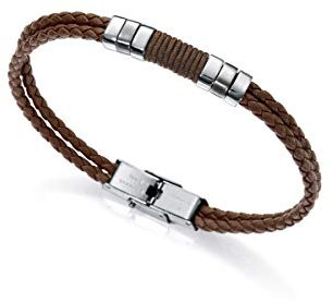 Viceroy Pulsera Caballero Acero y Piel 6456p01011