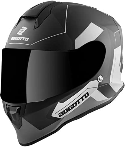 Bogotto V151 Sacro Helm, schwarz matt/grau, XL