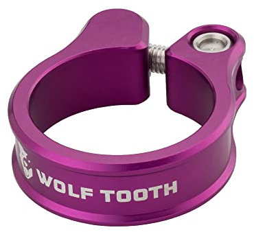Wolf Tooth | Seatpost Clamp 28.6mm | Purple | Customisable Bike Accessories and Components Precision Engineered