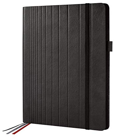 SIGEL CF110 Business Organiser, ca. A4, Kunstleder, schwarz - Conceptum flex
