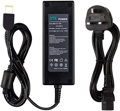 DTK Lenovo Charger 135W AC adapter for Lenovo ThinkPad T440P T450P T460P T470P T540P IdeaPad Gaming 3-15ARH05(82EY) Power Supply for Legion Y520 Y530 Y7000P Lenovo Ideapad Y40 Y50 Y70 Laptop Charger
