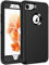 Regsun for iPhone 6s Case,iPhone 6 Case,Built-in Screen Protector, Shockproof 3-Layer Full Body Protection Rugged Heavy Duty High Impact Hard Cover Case for iPhone 6/6s 4.7 inch,Black