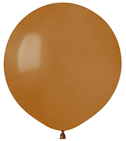 Busta 25 palloncini in lattice naturale Premium Quality G150 (Ø 48cm / 19), marrone moka