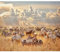 decomonkey Fototapete selbstklebend Afrika 441x315 cm XL Selbstklebende Tapeten Wand Fototapeten Tapete Wandtapete klebend Klebefolie Savanne Tiere Landschaft