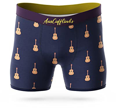 AUSCUFFLINKS Underwear For Him MEDIUM FIT | Boxer Briefs Gift for Her | Brief Undies | Quirky Novelty Present for TEEN