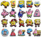 Shoe Charms for SpongeBob, Cartoon Shoe Decoration for Crocs Clog, Decoration Charms Accessories Pins Gifts for Kids Boy Girl Adult Men Women