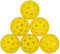 KOFULL 6 Pack Pickleball-Bälle with 40 Holes-6 Pack with Great Durability, Bounce Meet USAPA Requirement Pickleball Balls Yellow