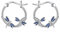 POPLYKE Natur Dragonfly Hoop Ohrringe Für Frauen 925 Sterling Silber Hypoallergene Ohrringe Schmuck Geburtstagsgeschenke