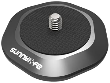 Levigo Base à ventouse magnétique compatible avec DJI Osmo Pocket 3/2, support de montage magnétique pour caméra de sport Insta360 ONE X 3/2/1, pour FIMI Palm 2/1