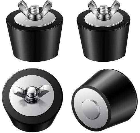 4 tailles de bouchons d'hivernage de piscine, 25 mm + 32 mm + 38 mm + 51 mm en caoutchouc pour piscine, bouchons d'extension d'hiver, bouchons de vidange pour piscine, tuyaux de vidange