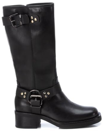 XTI 142997, Botas de Motociclista Mujer, Negro, 38 EU