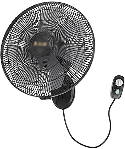 GUHPZA Wandventilator 16/18 Zoll, elektrischer Wandventilator, DREI Windschutzscheiben, starker Wind, Wandventilator mit Schüttelkopf für den Haushalt, geräuschlos -50 W (mit Transformator 16 Zoll)