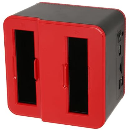 Yunseity Doppelbucht -Festplatte Dock, USB3.0 Bis External Festplatte Docking Station Support 2x8TB Offline -Klon 5Gbit / S Unterstützt UASP für 3,5 Zoll HDD SSD (EU-Stecker)