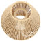 KONTONTY 2 Pièces abatjour en rotin simples en jonc de mer abat-jour de lustre plafonnier tissés pour suspension corde de paille