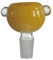 Glass Bowls for Bongs, 14mm Male Socket (Yellow)
