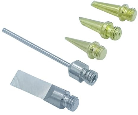 Hrtyvhin 5Pcs Soldering Iron Replacement Tips Butanes Welding Tips Universally Accessories Butanes Soldering Iron Tips