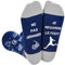 Chaussettes Drôles Chaussettes Homme Rigolote, Chaussettes Amusantes Fantaisie Pour les fans de Football Cadeau Noël Papa Amie Famille Fête des Pères
