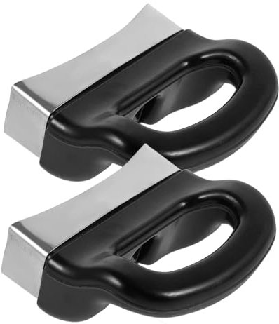 PartyKindom Manico Della Pentola Antiscottatura Foro Per Appenderlo, Impugnatura Rimovibile Ergonomica Compatta Per Accessori Pentole e Padelle Da Cucina, Set 2 Pezzi