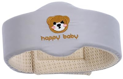 Baby Kopfschutz, Kopfschutz Helm, 360°Anti-Kollision Baby Helm Schutzhelm, Head Protector, Verstellbarer Babyhelm, für Babys im Alter von 0.6 bis 3 Jahren Passend für Kopfumfang 45-54cm (A, 18x6cm)