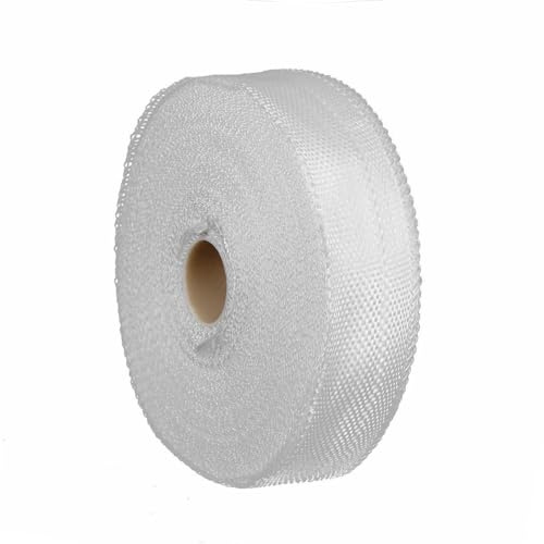 TOAXUUL Fiberglass Cloth Tape, 4OZ Woven Fiberglass Fabrics Tape, Wide 1 X 99 Feet, for Reinforced Repair
