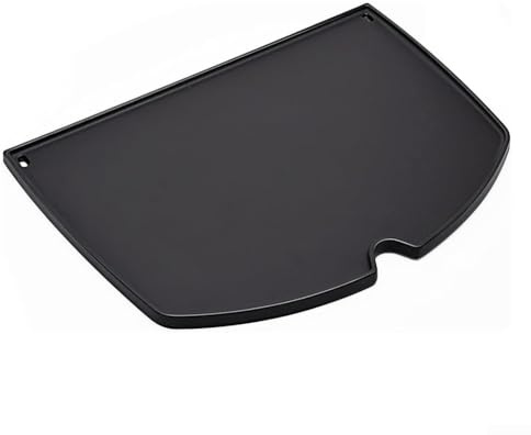 BBQ Grillplatte, 6506 Gusseisen Grillplatte für Weber Q320 Q3000 Q3100 Q3200, Heavy Duty BBQ Kochplatte Ersatz für Gasgrill