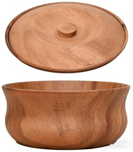Ensemble De Saladiers en Bois Premier Acacias – Grands Saladiers en Bois(D/D15-16cm)