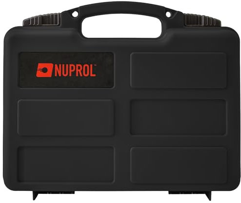 NUPROL Small Pistol Hard Case 31cm x 21cm; Black; Pick/Pluck