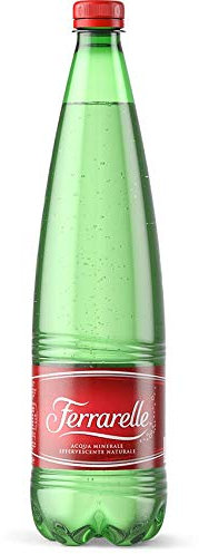 Ferrarelle Lot de 12 bouteilles d'eau en plastique 1 l