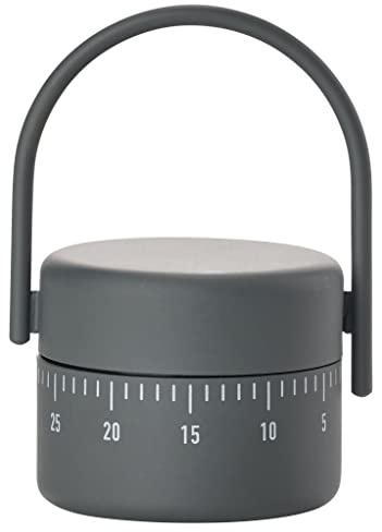 Zone Denmark Singles Küchentimer/Kurzzeitwecker aus Metall, cool grau