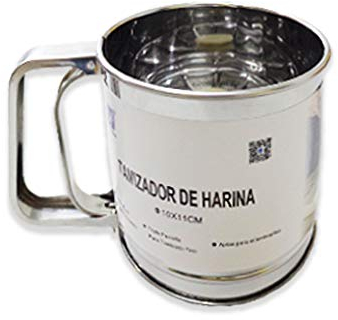 Happy friends 622724 Tamizador harina, Acero Inoxidable
