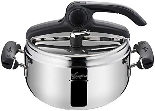 Lagostina Preziosa Lagoeasy'Up Casserole à pression, 3,5 L, acier 18/10, Métallique