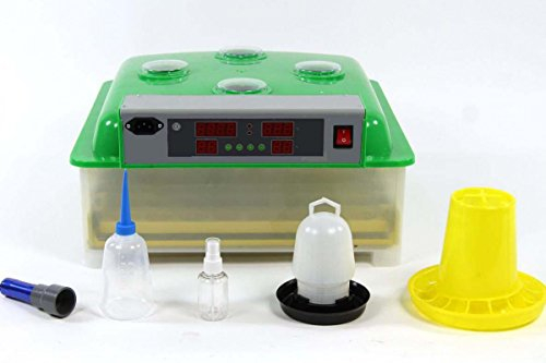 HeuSa Tech Inkubator VOLLAUTOMATISCH BK48 + Zubehör, Neue Generation, 48 Eier, Brutautomat, Brutmaschine