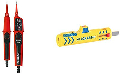 Benning Duspol - Analoger Spannungsprüfer, 050261 & Hesse Super-Entmanteler Jokari für Kabel 8-13 mm, 460238.0