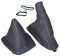 The Tuning-Shop Ltd Schaltsack Handbremsmanschette + Rahmen kompatibel mit BMW 3er E46 Wildleder M/// Naht
