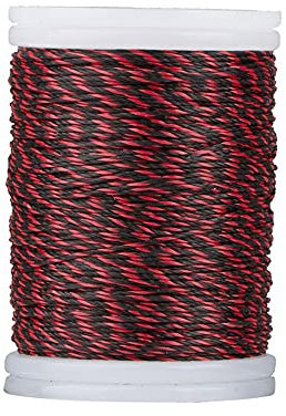 Namvo Corda per Arco da 110 m Filo per servire e Corda in Nylon Resistente per Archi Forniture per tiro con L'Arco Adatte per Sport all'Aria Aperta (Rosso e Nero)