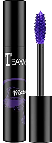 Colorful Farbige Mascara, 6 Stück/Set, wasserdicht schnell Trocknende, Bunte Wimpern, charmant, langlebig, tierversuchsfrei & vegan, Volumen-Mascara für Farbe Wimpern Augen Make-up (D)