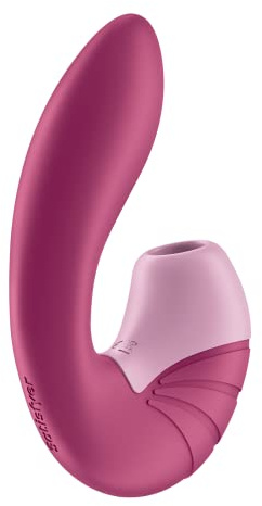 Satisfyer Supernova Druckwellenvibrator | Klitoris- & G-Punkt-Stimulation | Wasserdicht (IPX7) | Sex-Spielzeug für die Frau | Solo- und Pärchen-Abenteuer in Beere | Sex Spielzeug für Frauen | Erotik