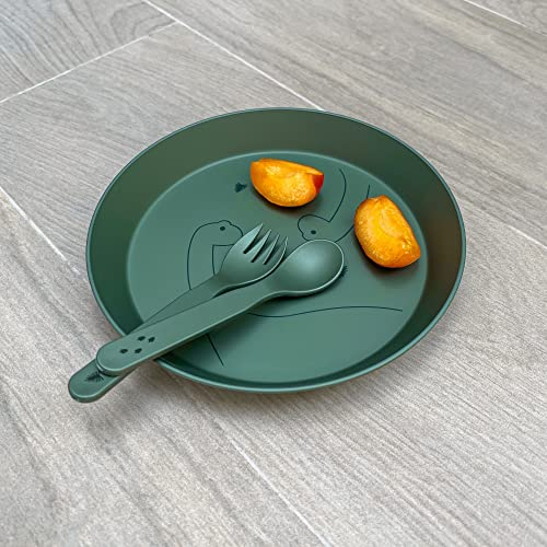 Citron Service de table 5 pièces pour enfants Licorne – Sans BPA, réutilisable, léger, incassable