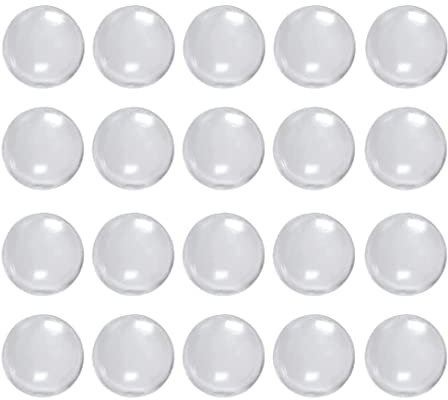 Gommini Paracolpi in Silicone Trasparente, Diametro 13 mm Spessore 4 mm, Paracolpi per Porte, Mobili, Cassetti, Armadio, Finestre - Pz 20