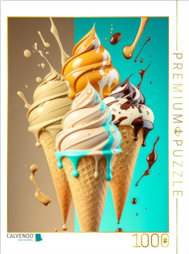 CALVENDO Puzzle Vanille Karamel und Mandel Kombi | 1000 Teile Lege-Größe 64 x 48 cm Foto-Puzzle für glückliche Stunden