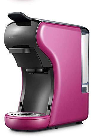 Coffee Machine Home Small Fully Automatic Compatible Espresso Making Machine Coffee Pot (Color : Pink) (Color : Pink) The New