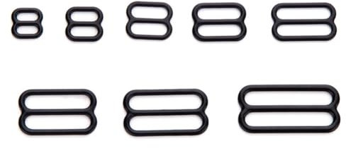 SHTGOI BH Ringe BH Verschlüsse Ringe Clips Dessous BH-Träger Slide Hakenverschluss Schultergurt Verstellring für Träger Ersatz Bra Accessories Verstellbare Schnallen Plastik