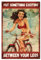 GLOBLELAND Sommer Fahrrad Frau Retro Blechschild Pin Up Lady 12×8 Zoll Lustige Schilder Vintage Metallschild Für Strand Küste Pool Reisen Badezimmer Surfen