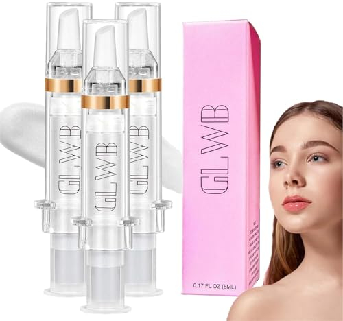 Glwb Lip Plumper, Glwb Exteme Lip Plumper, Plump And Pout Lip Plumper, bester Lip Plumper Gloss, ultra-feuchtigkeitsspendender Lip Plumper Booster mit Chili-Extrakt für schmollende Lippen (3Pcs)