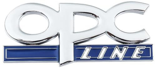 HTPNB Auto Aufkleber Abzeichen für Opel Astra Corsa OPC Line, Badge Emblem Abziehbilder Autoaufkleber Schriftzug Karosserie Emblem Zeichen Zubehör,C