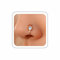 Wendalern Niedliche Kaninchen Nase Ring Manschette Gold Hase Kristall Clip Auf Nase Ring U Geformt Edelstahl Nase Ring Reifen Einzigartige Cz Faux Septum Nase Stud Nicht Piercing Schmuck Für Frauen