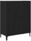 vidaXL Sideboard Schwarz Eichen-Optik 69,5x34x90 cm Holzwerkstoff