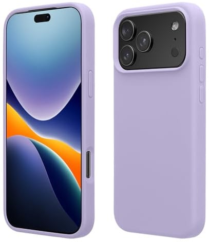 kwmobile Handyhülle für iPhone 17 Pro Hülle, für iPhone 17 Pro Case - Hülle Silikon - kabelloses Laden - Lavendel